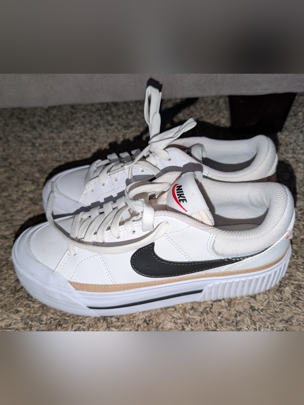 Nike Court Legacy Lift platform sneakers
